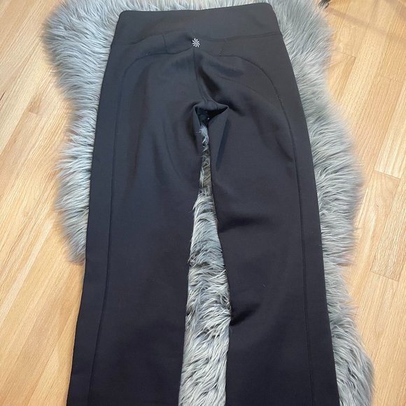 Like New! Athleta Kick Booty Stretch Tech Fleece Yoga Pants, Black - XS - Picture 12 of 13